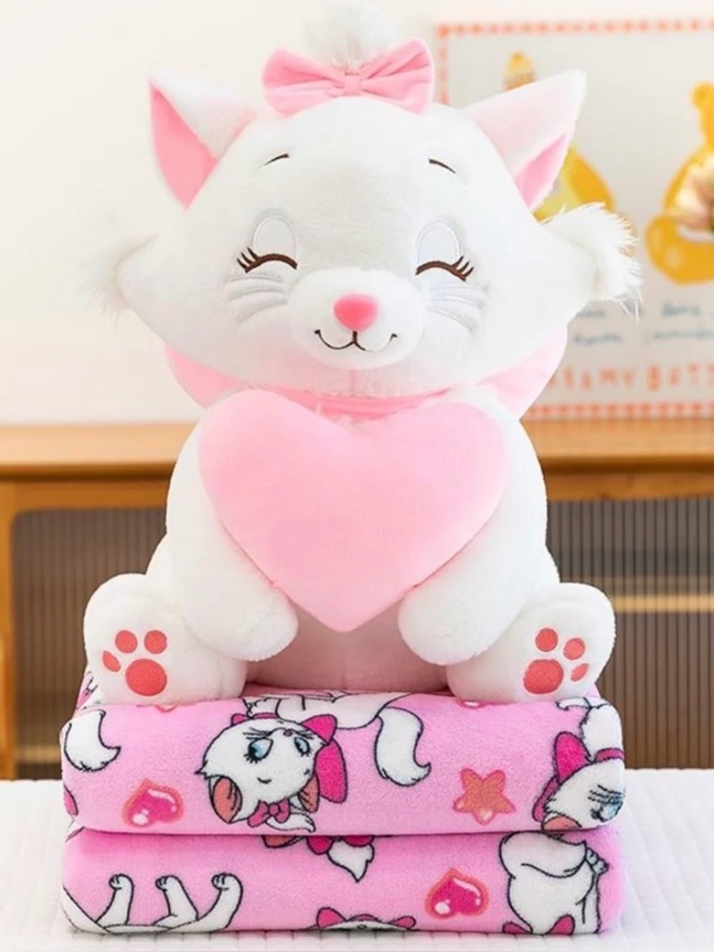 Kitty Plushie with Blanket
